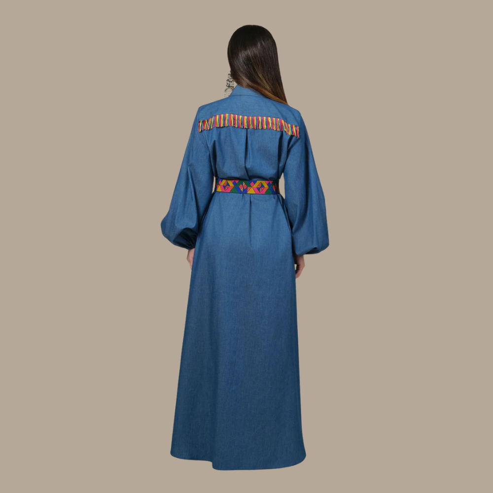 RAM25 DENIM CHAMBRAY KAFTAN