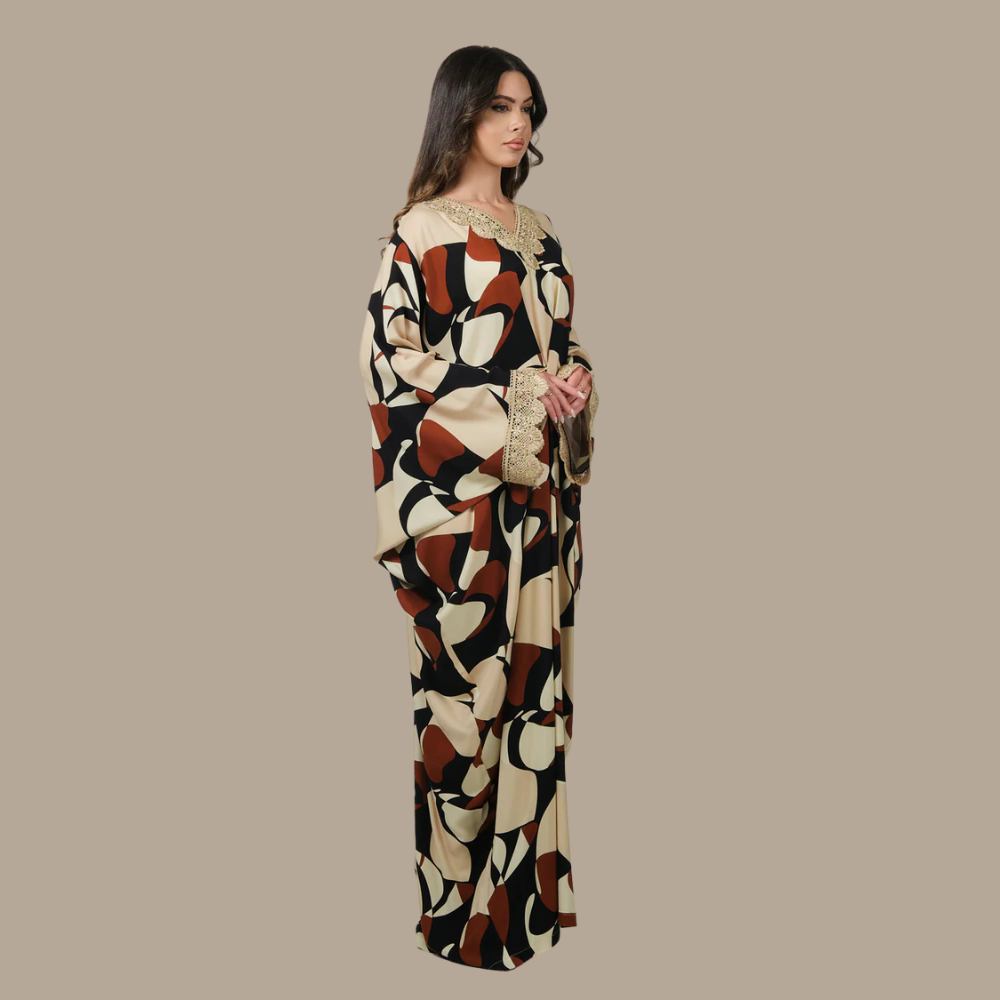 RAM25 JAMILA PRINTED KAFTAN