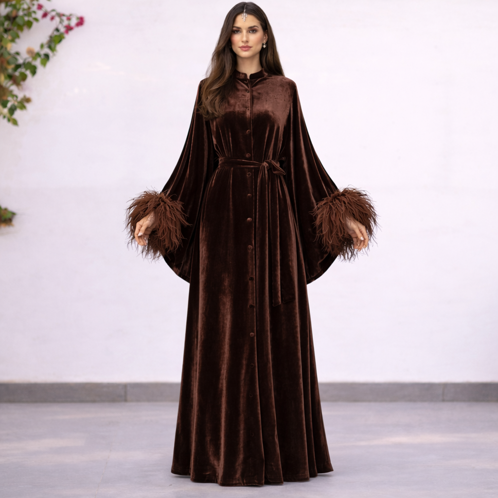 RAM26 MOONA BROWN KAFTAN