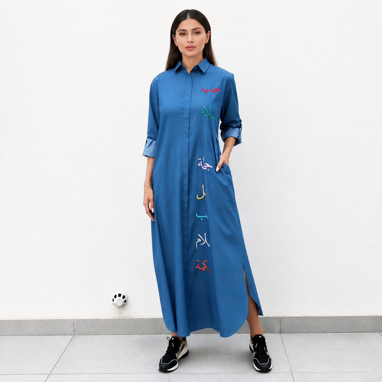 AW19 CHAMBRAY DENIM SHIRT DRESS