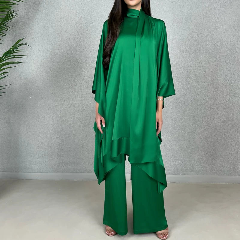 Bamboo Kaftan Pants Set