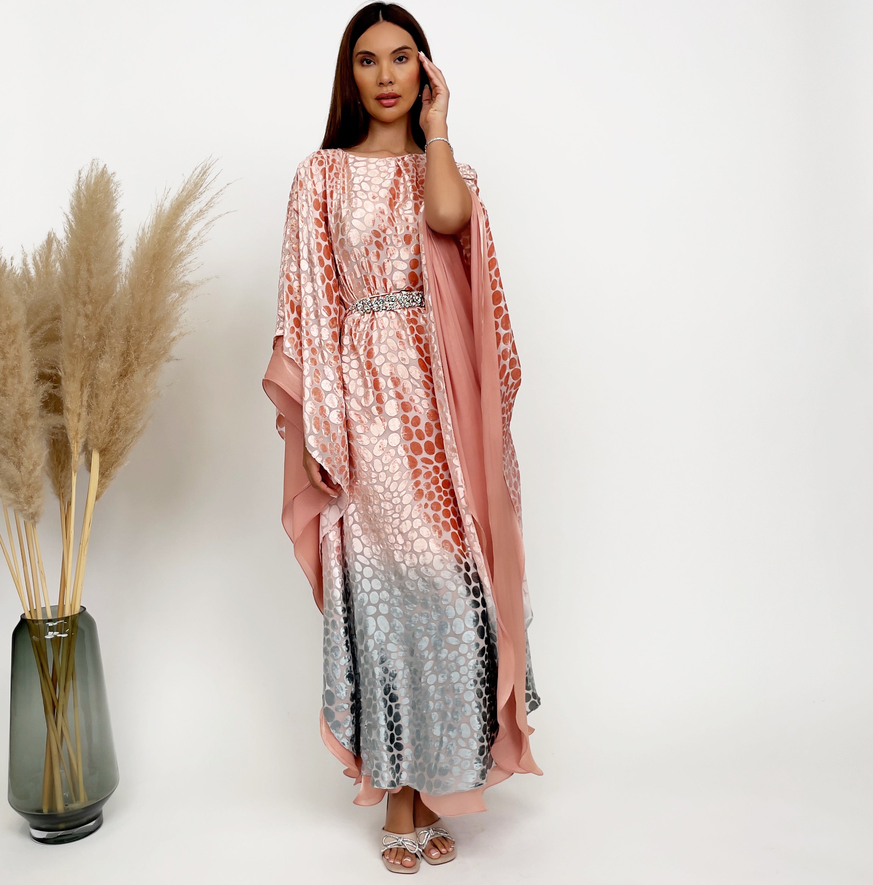 RAM24 OMBRÉ DEVORÉ KAFTAN