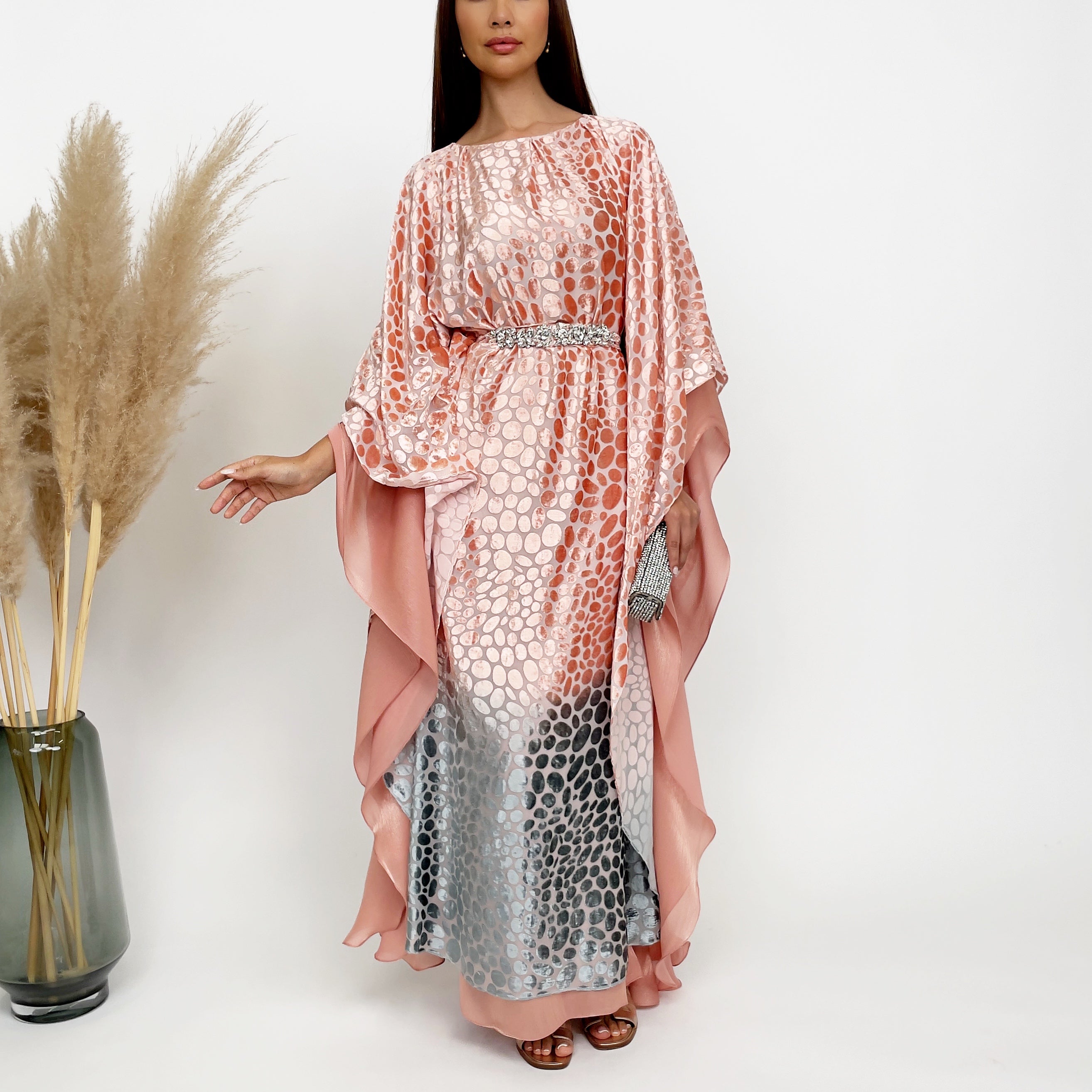 RAM24 OMBRÉ DEVORÉ KAFTAN