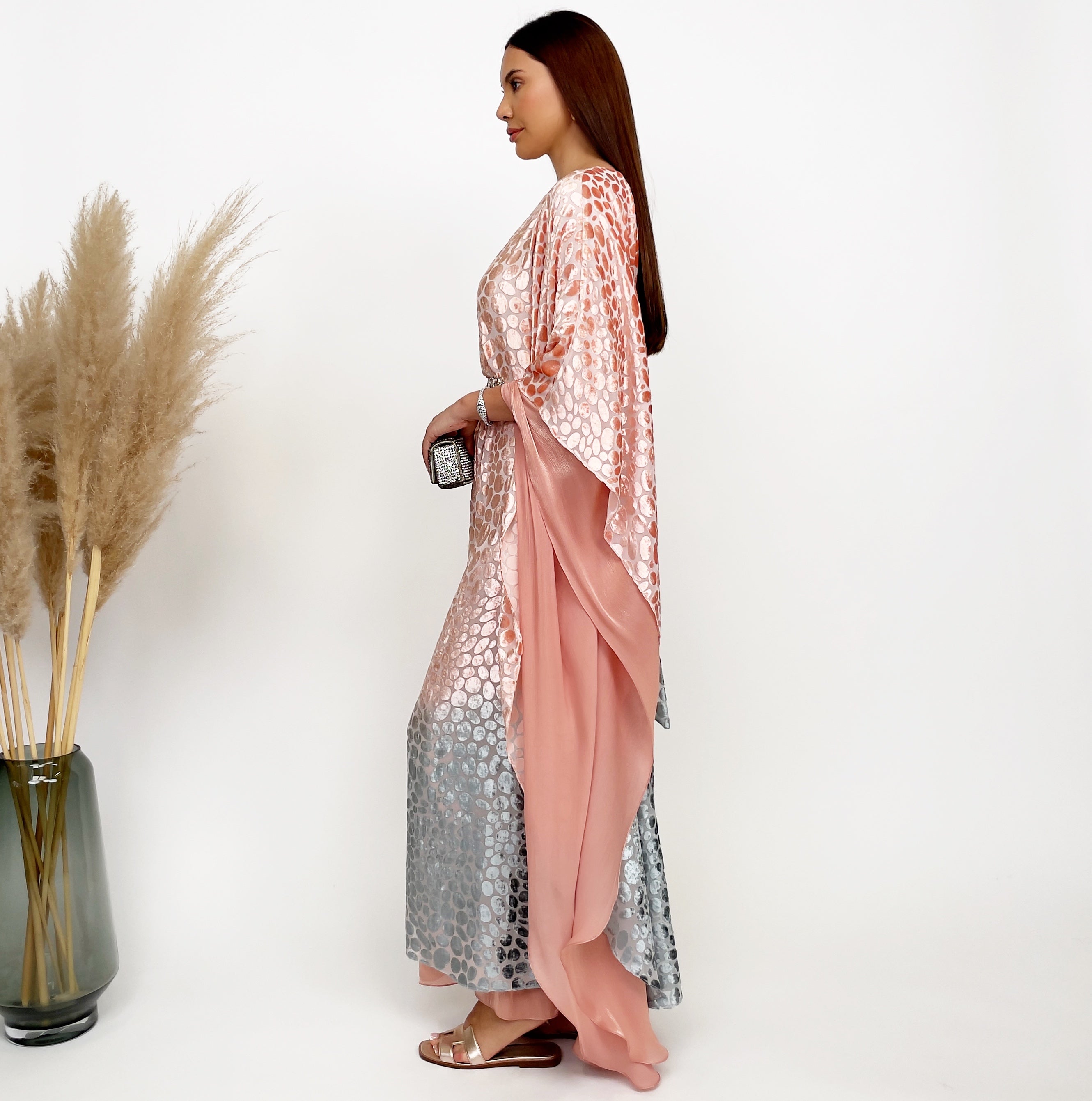 RAM24 OMBRÉ DEVORÉ KAFTAN