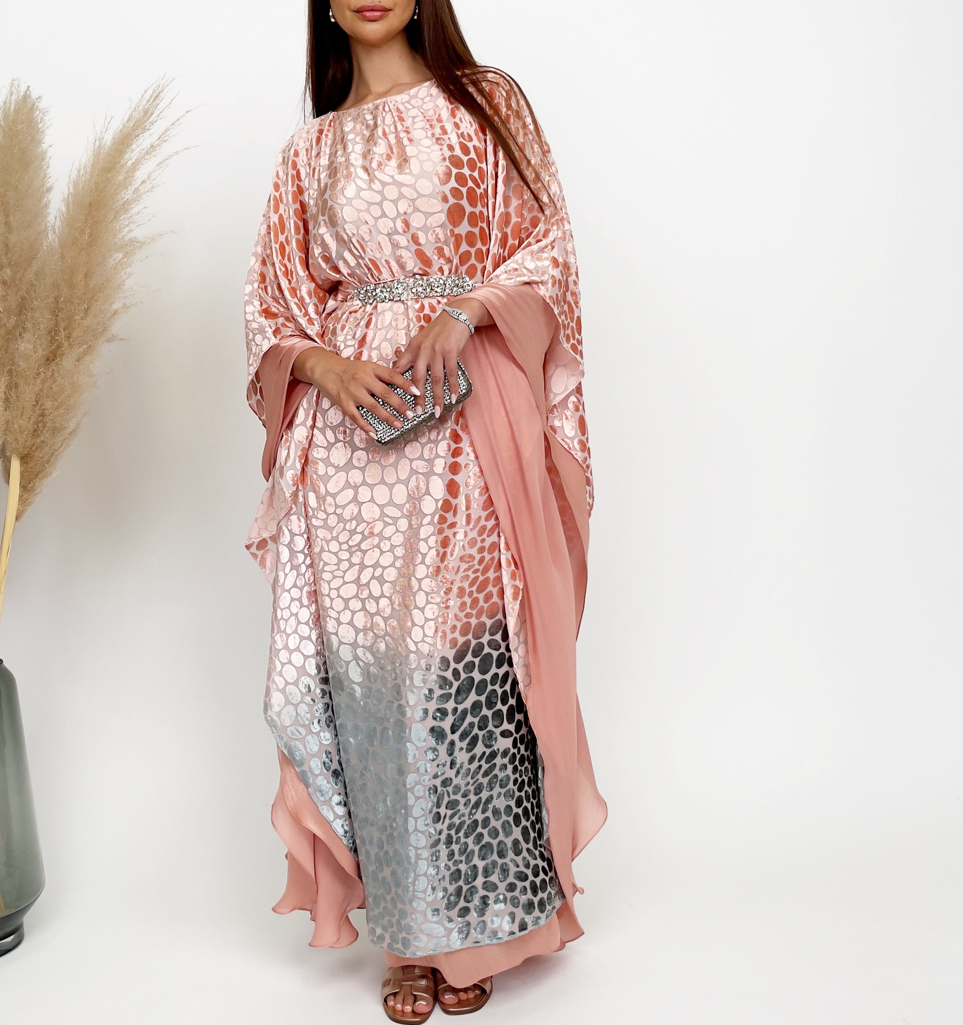 RAM24 OMBRÉ  DEVORÉ KAFTAN