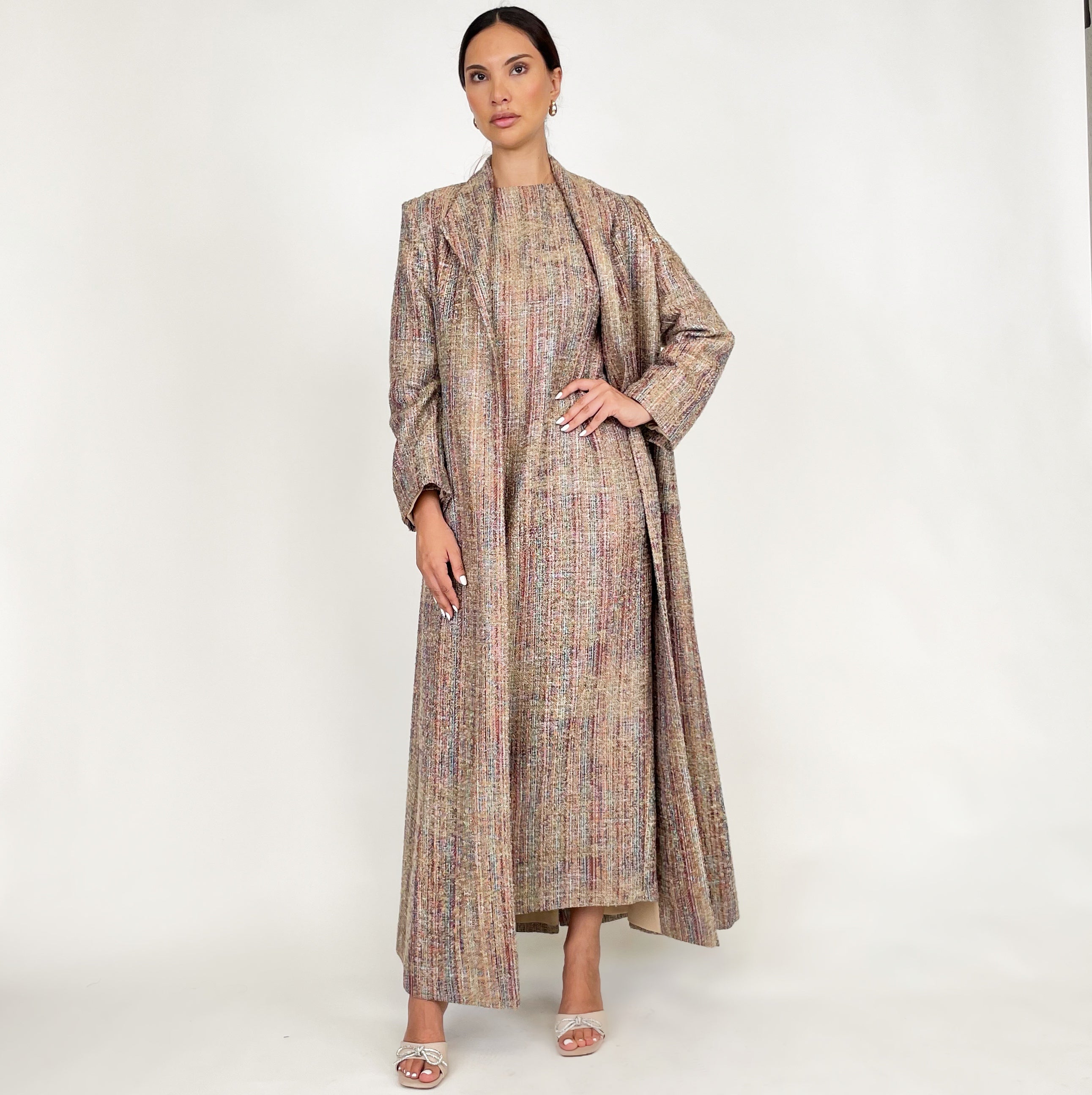 AW24 CHAI WOOL BOUCLE COATS SET