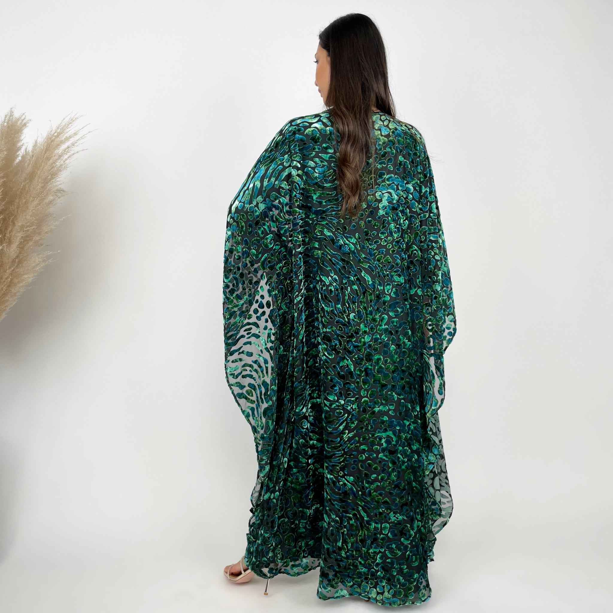 RAM24 EMERALD DEVORÉ KAFTAN