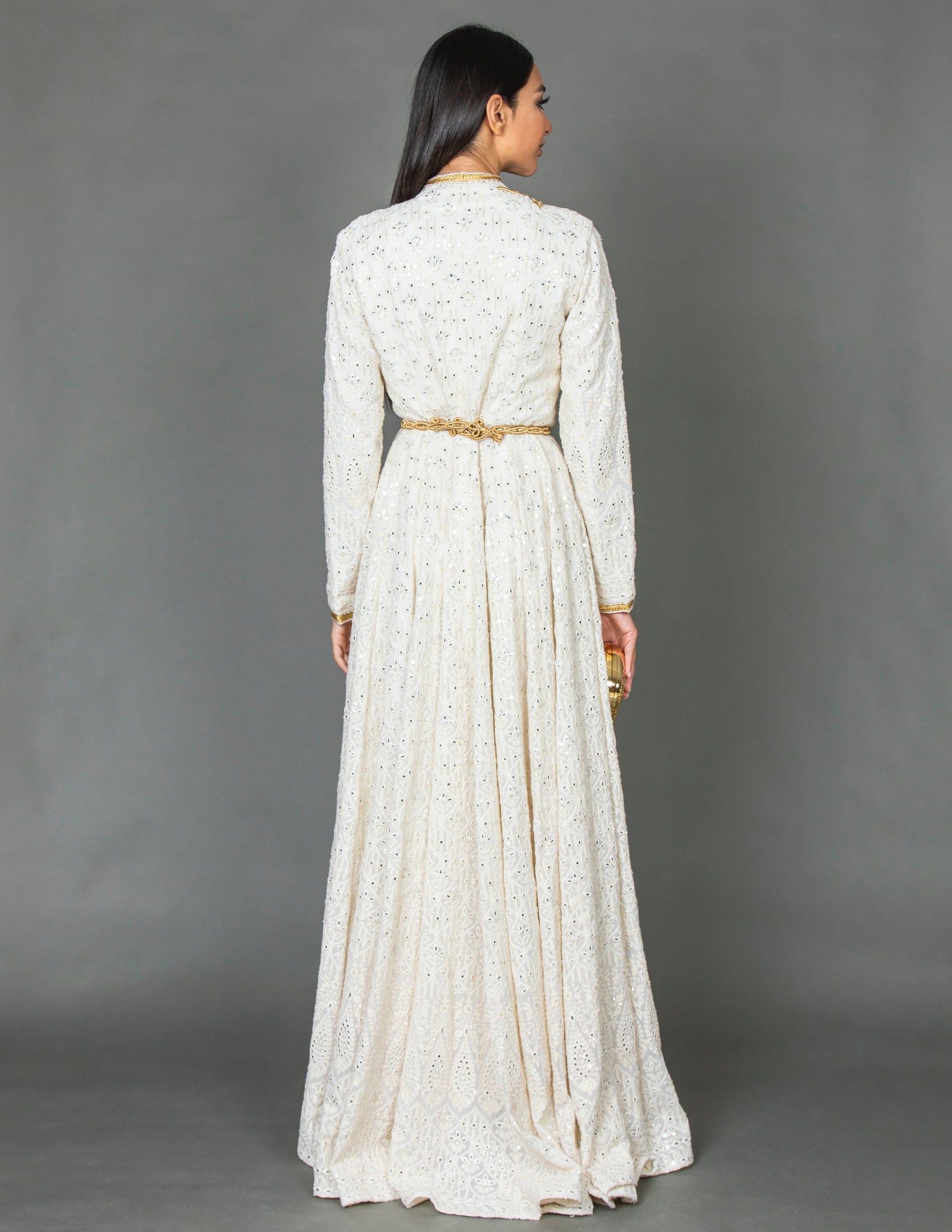 SS20 MOROCCAN EMBELLISHED BRIDAL DRESS