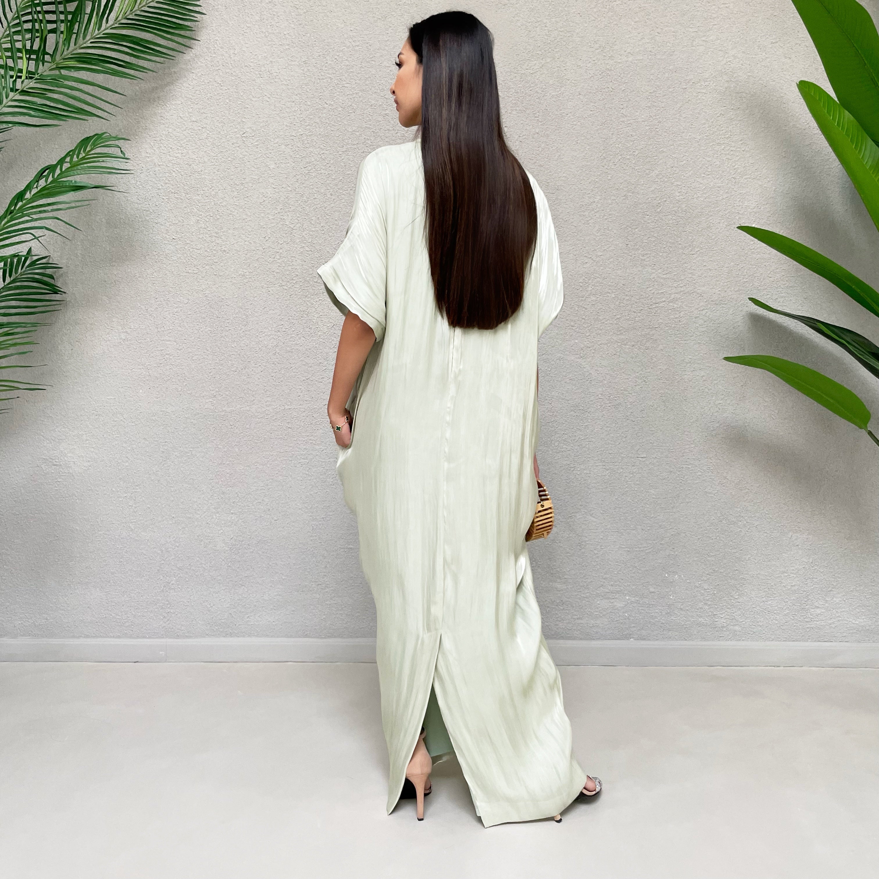 AW 21 MINT NOORA ORGANZA T SHIRT DRESS