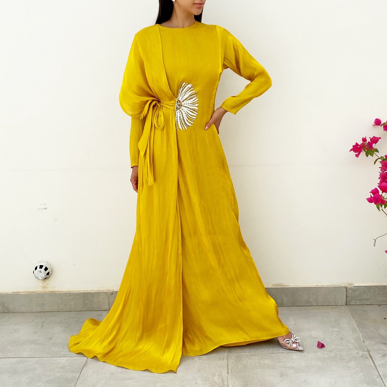RAM21 SUNFLOWER DRAPE KAFTAN