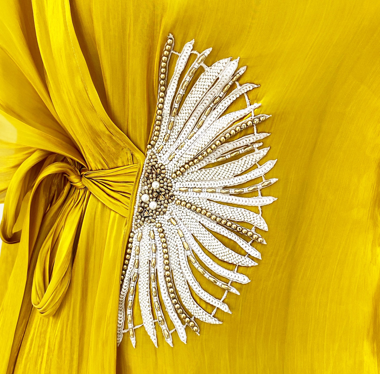 RAM21 SUNFLOWER DRAPE KAFTAN