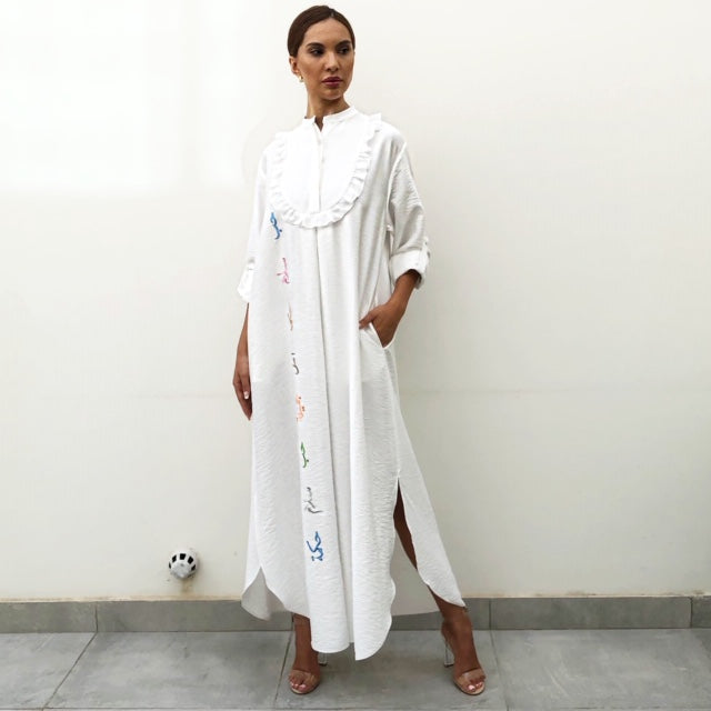 AW19 LINEN SHIRT DRESS