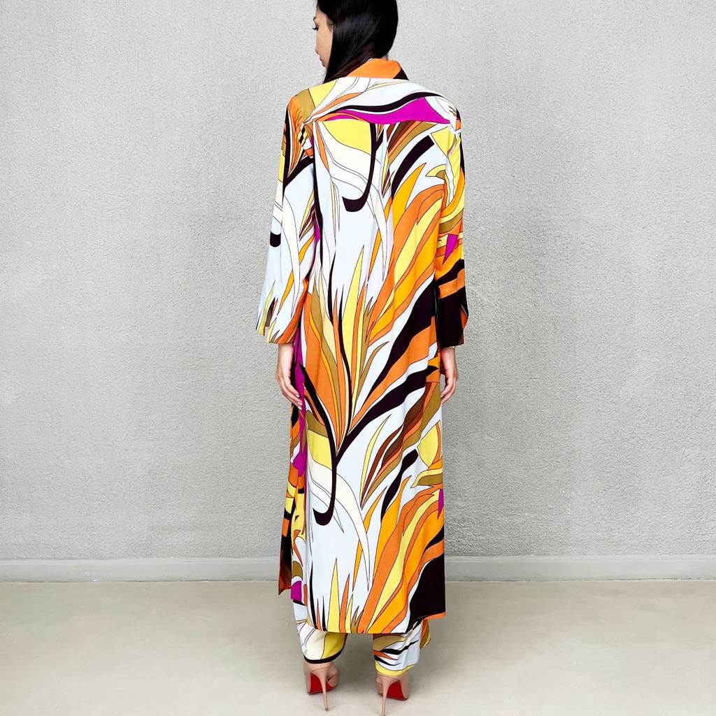 SS22 LONG SHIRT PANTS SET