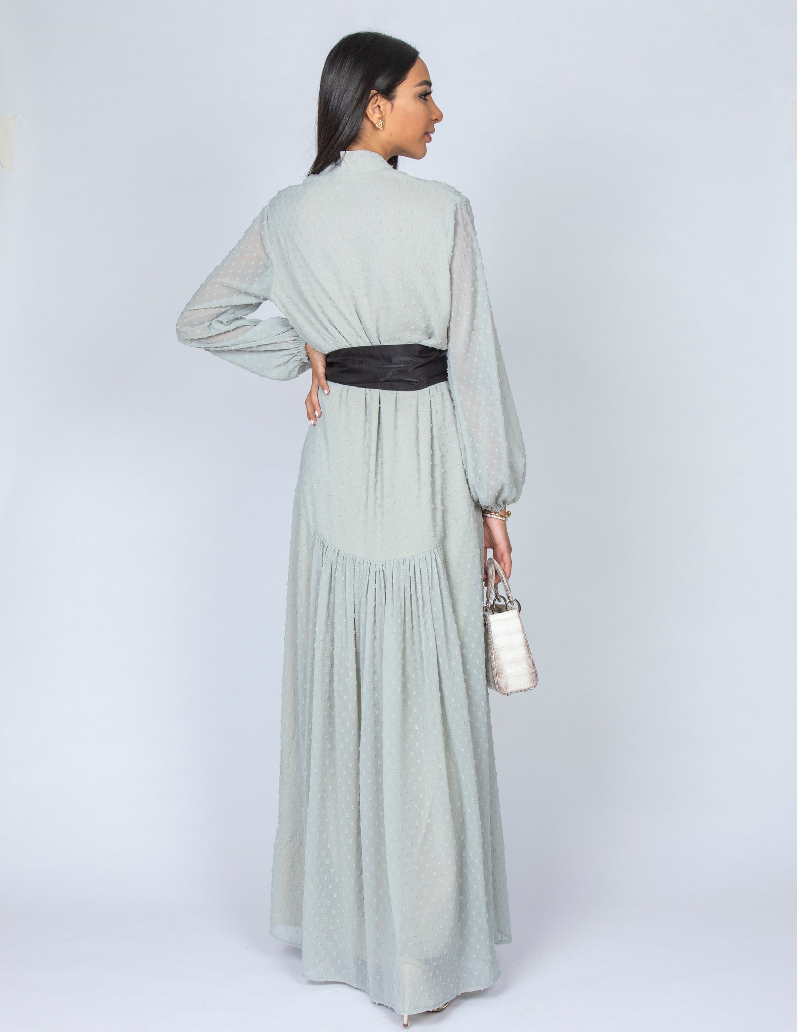 SS20 LAILA DROP WAIST CHIFFON DRESS