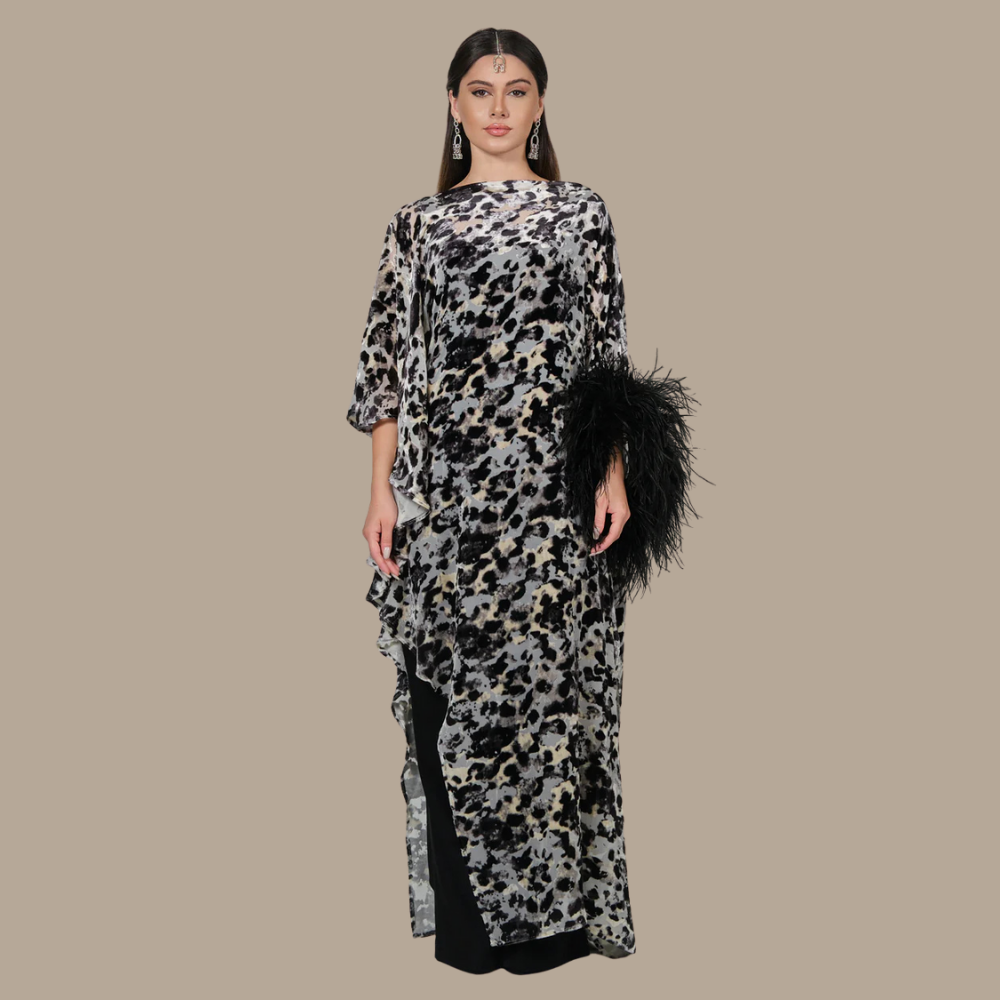 RAM25 A SYMMETRIC TUNIC FEATHER