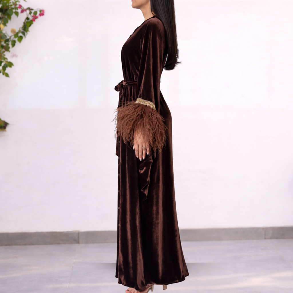 RAM26 MOONA BROWN KAFTAN
