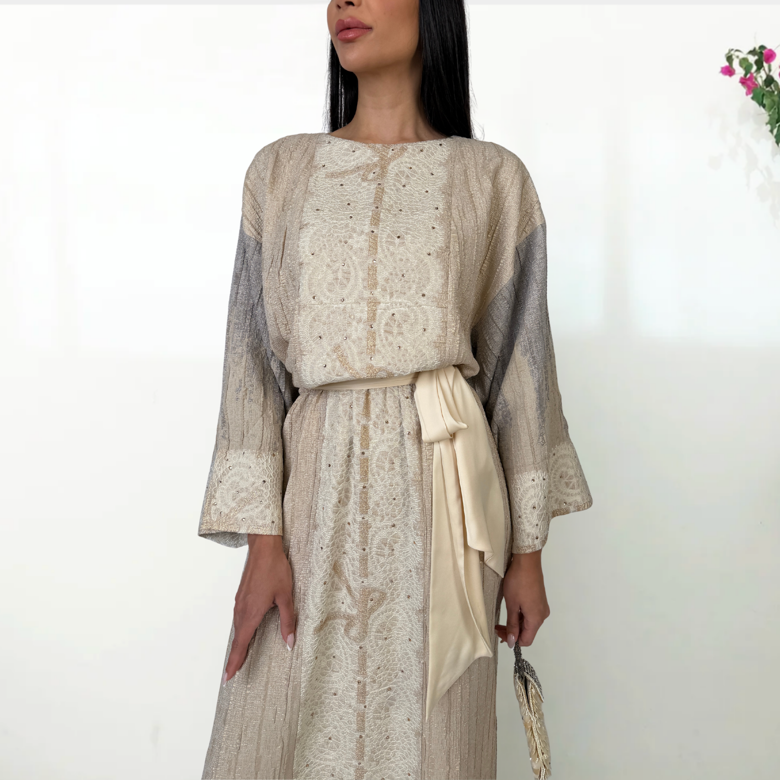 RAM26 ALIYA BEIGE DRESS