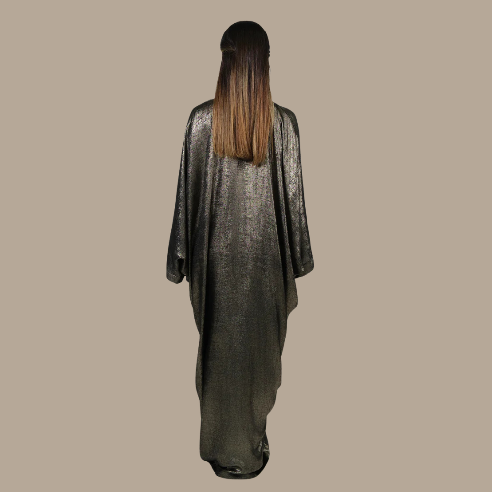 RAM25 JAMILA METALLIC KNOT KAFTAN