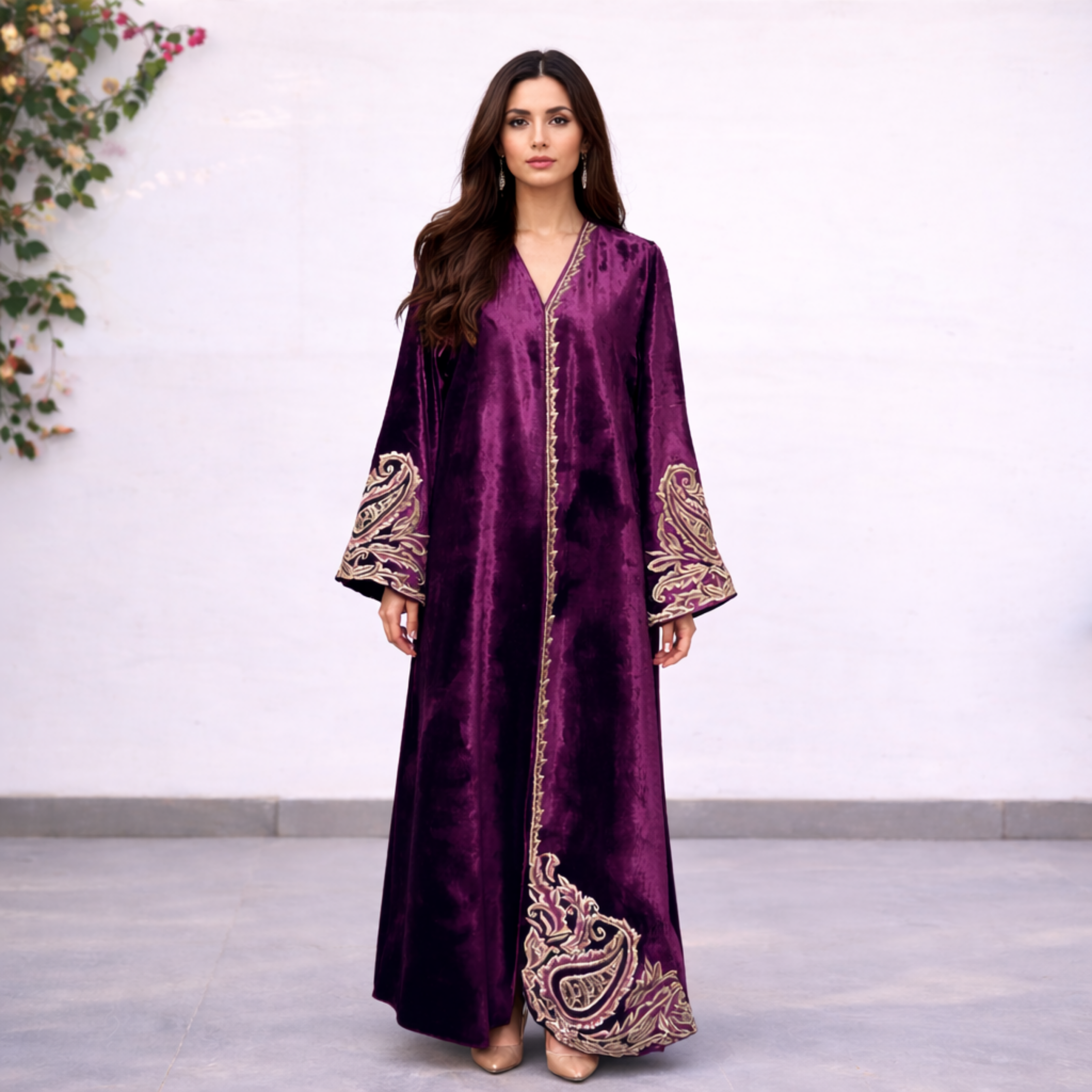 RAM26 VELORA VELVET ABAYA