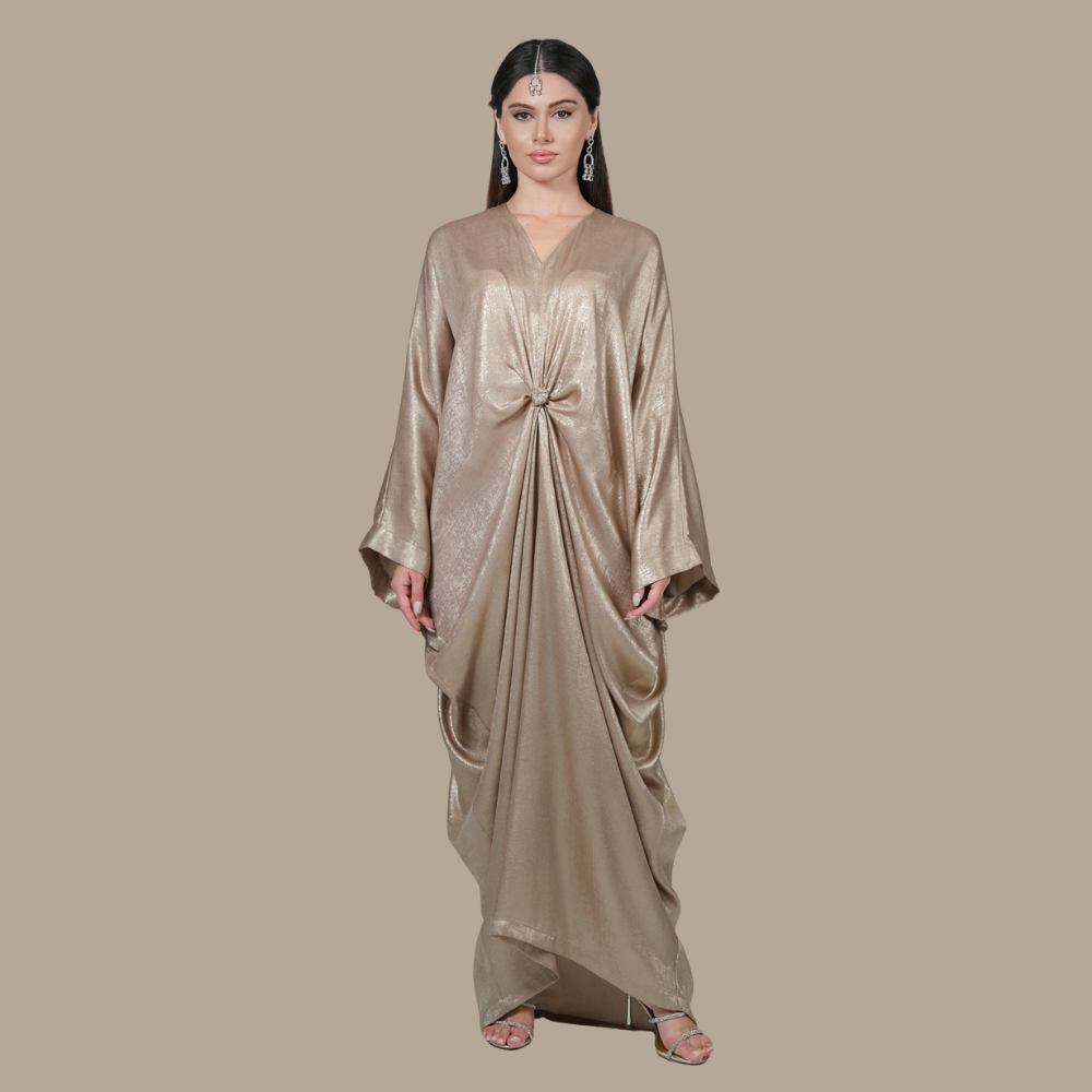 RAM25 GOLD METALLIC KNOT KAFTAN