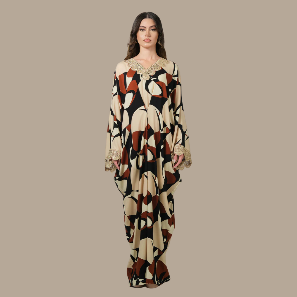 RAM25 JAMILA PRINTED KAFTAN