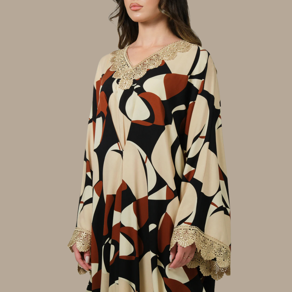 RAM25 JAMILA PRINTED KAFTAN