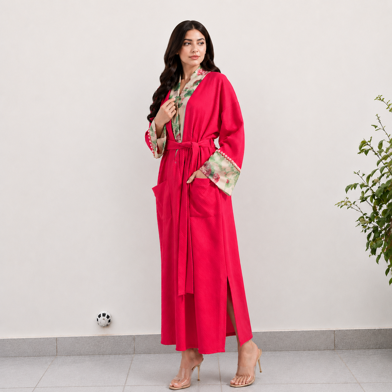Rose floral Elegance Robe