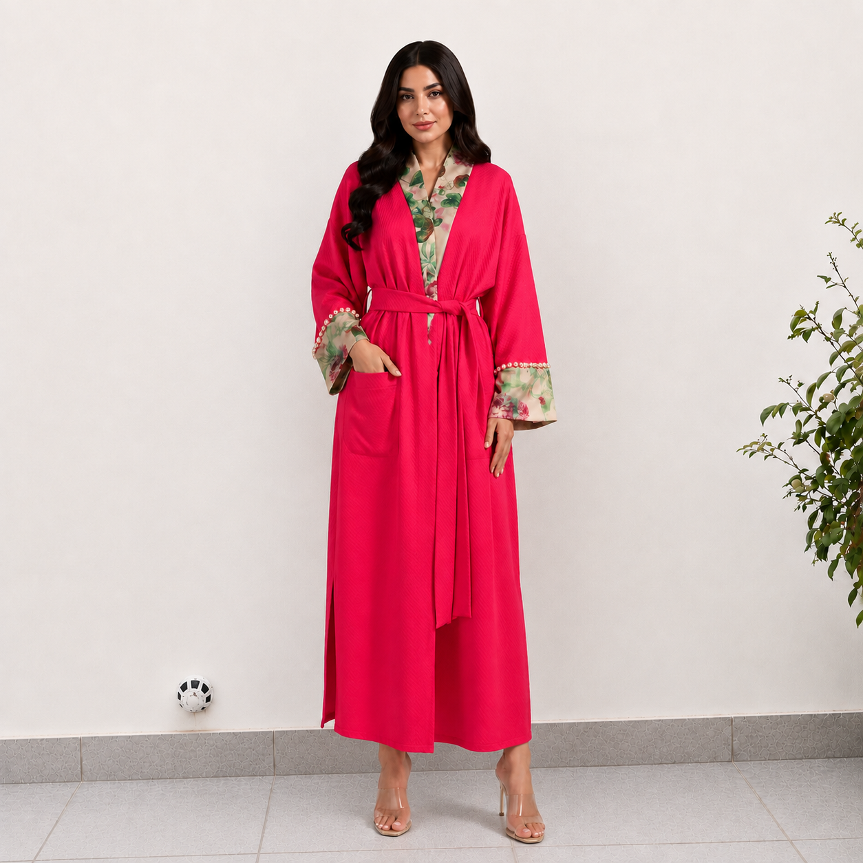 Rose floral Elegance Robe