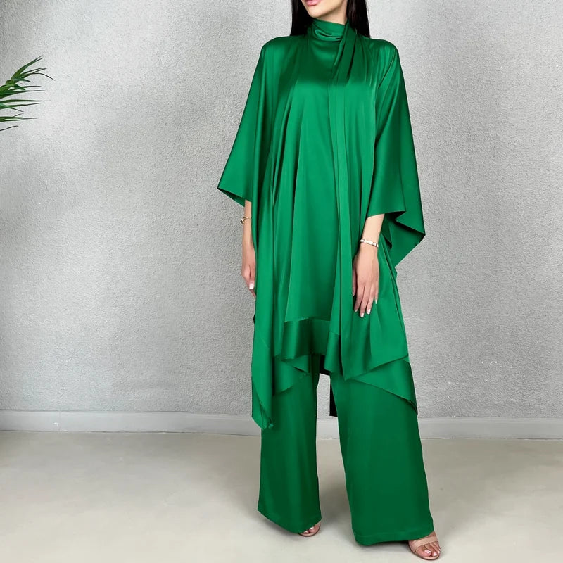 Bamboo Kaftan Pants Set
