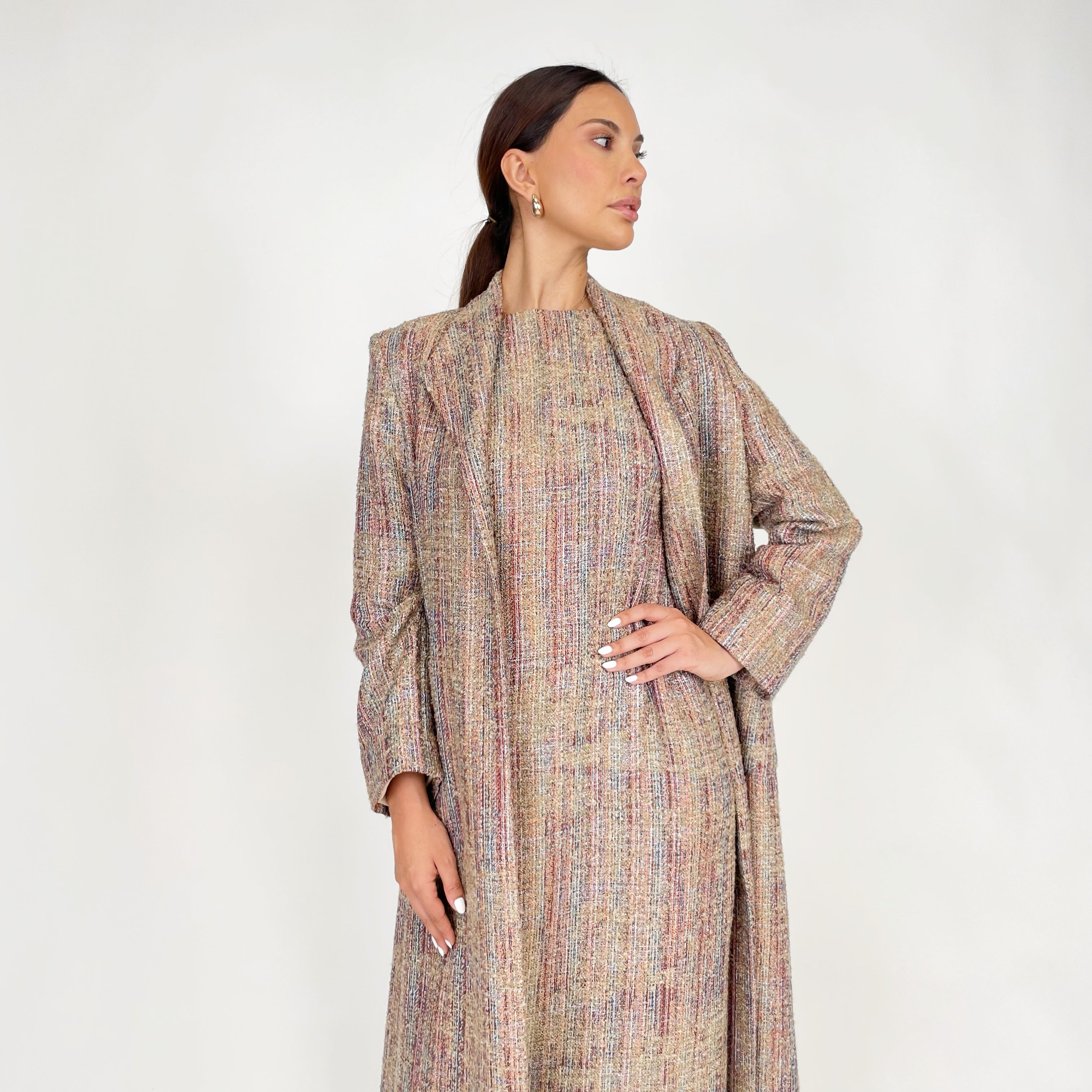 AW24 CHAI WOOL BOUCLE COATS SET