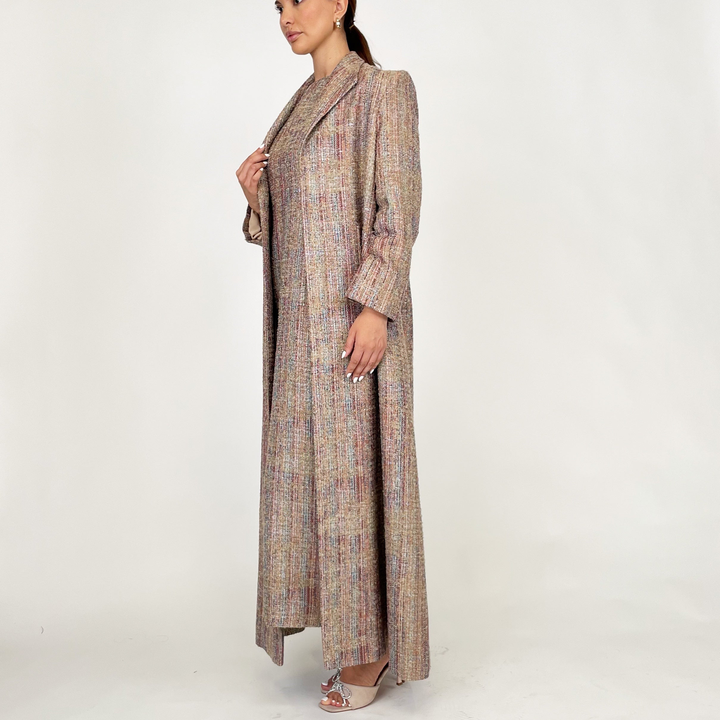 AW24 CHAI WOOL BOUCLE COATS SET