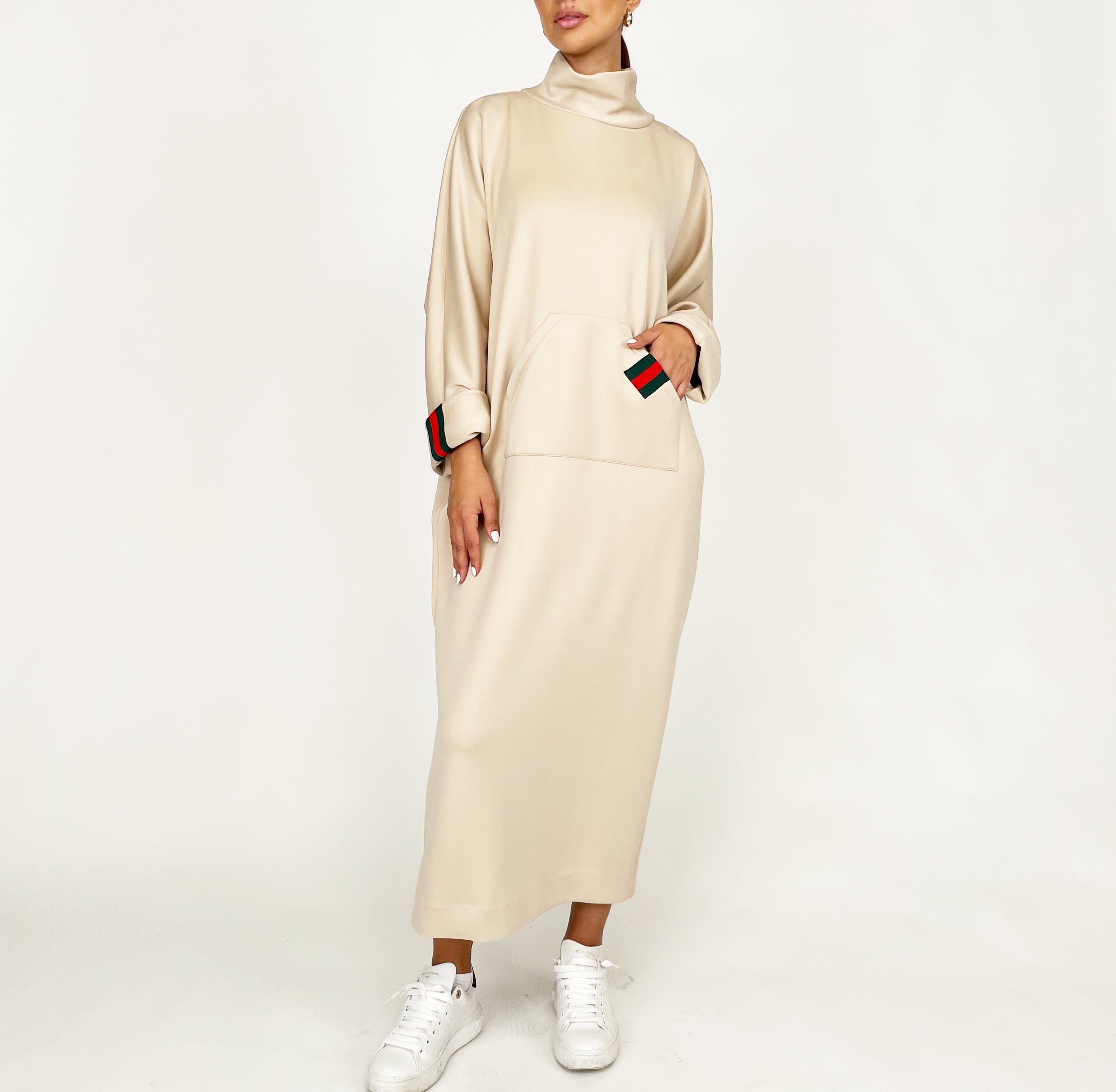 SS24 SPORTSLUXE BEIGE KAFTAN SYLE