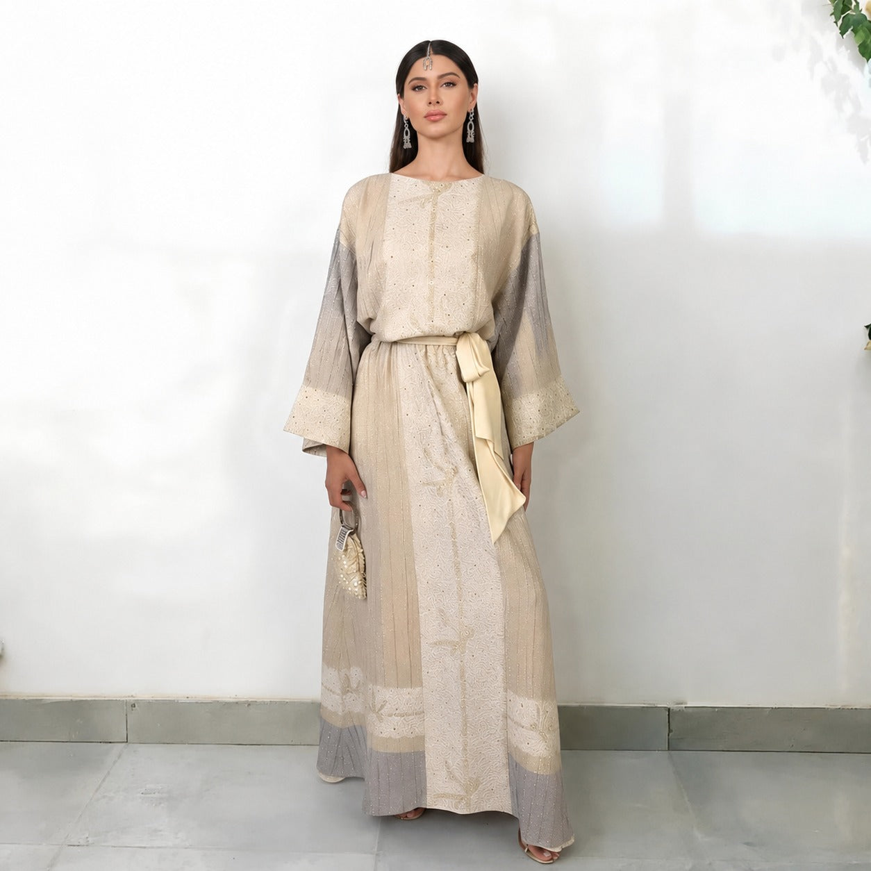 RAM26 ALIYA BEIGE DRESS
