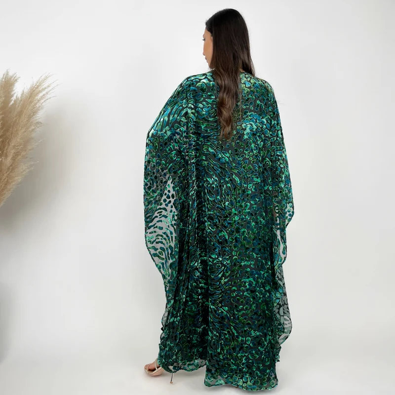 EMERALD DEVORÉ KAFTAN