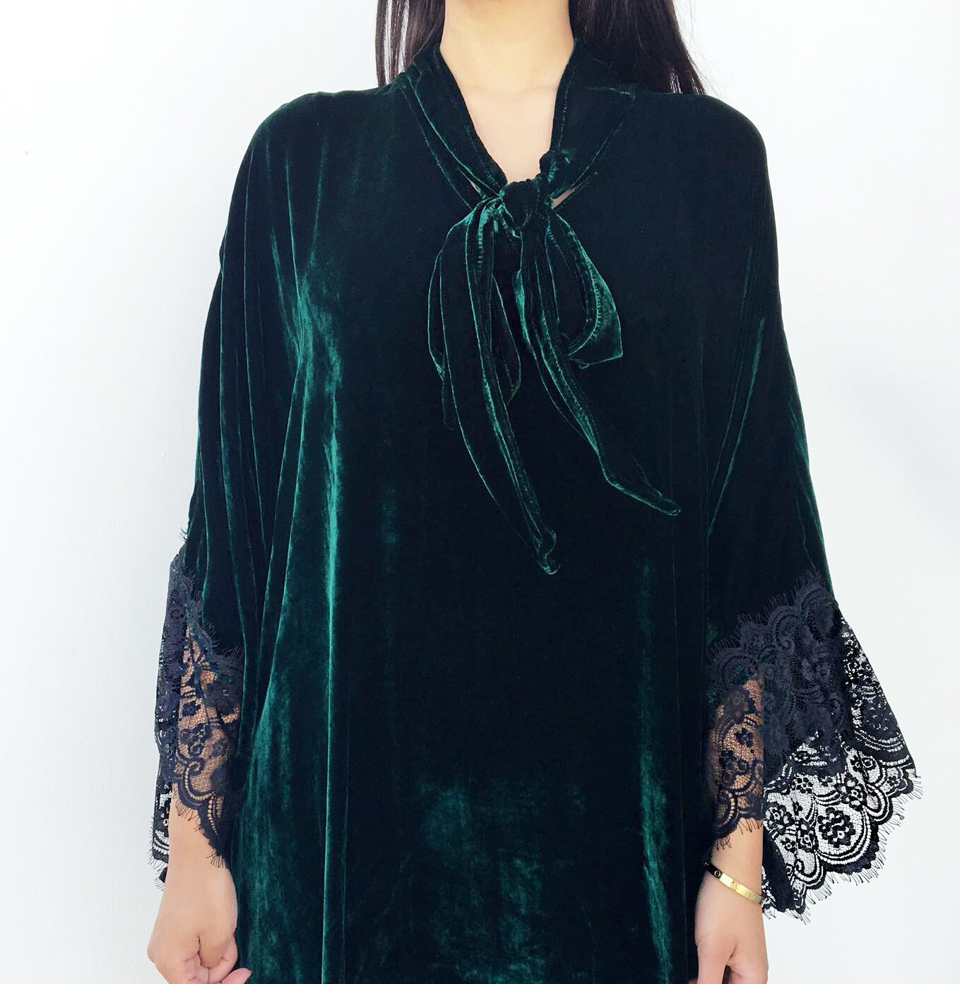 Qabeela SS17 Silk Velvet Boho Kaftan