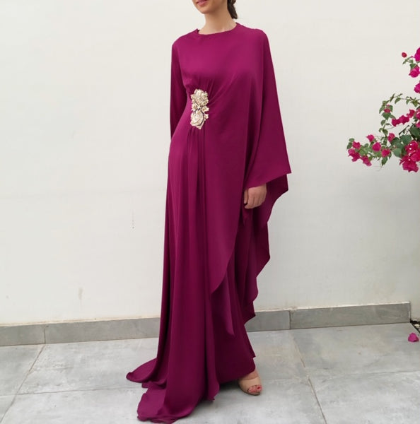 RAM19 RUBY DRAPE KAFTAN