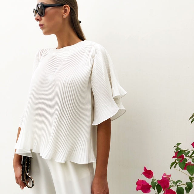 RAM19 PLEATED T SHIRT