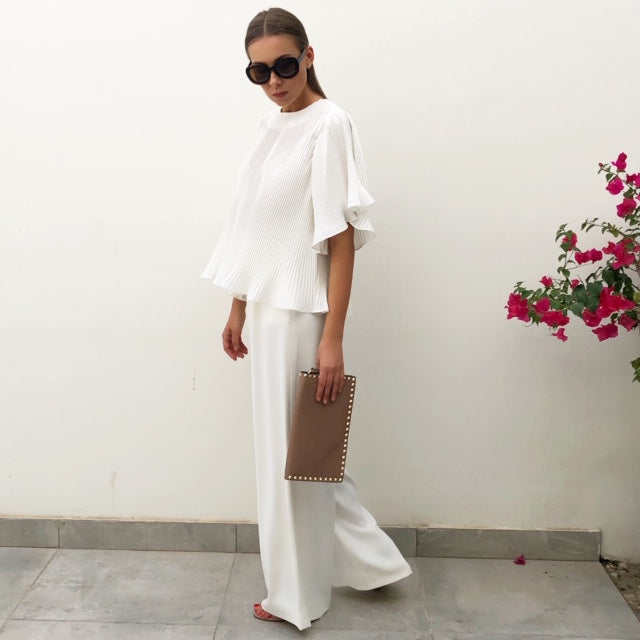 RAM19 PLEATED T SHIRT