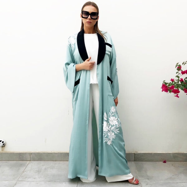 RAM19 ELIZA TURQUOISE ROBE ABAYA