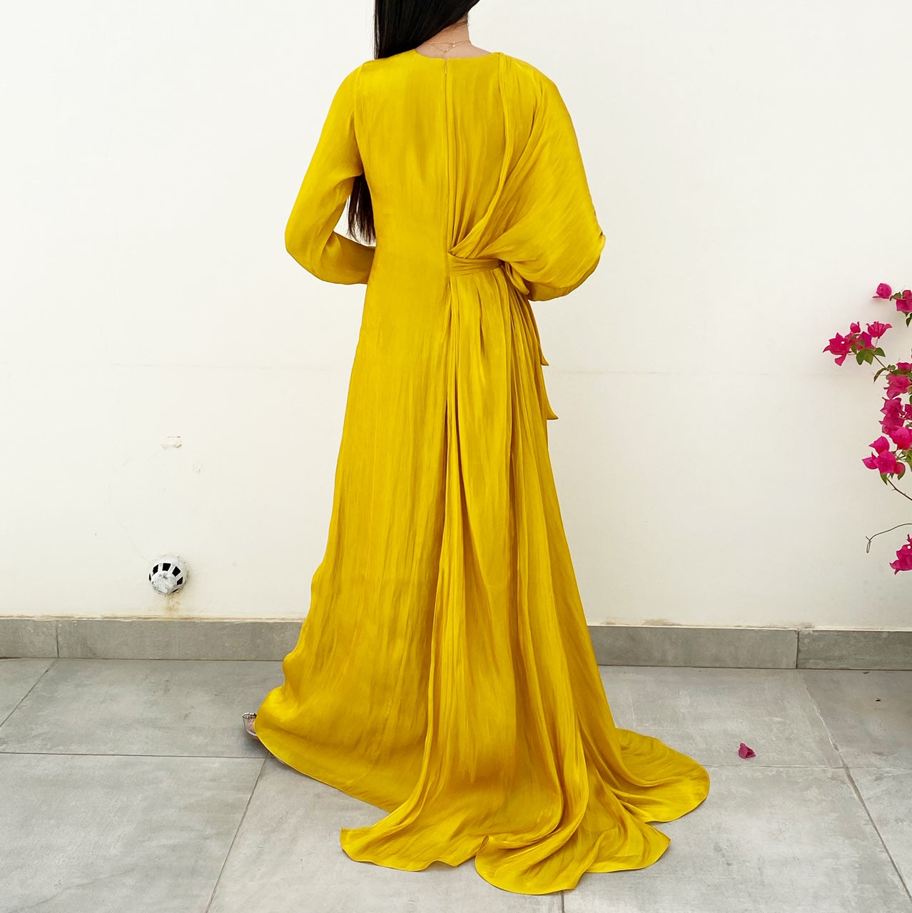 RAM21 SUNFLOWER  DRAPE KAFTAN