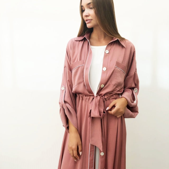 ROSE SHIRT DRESS