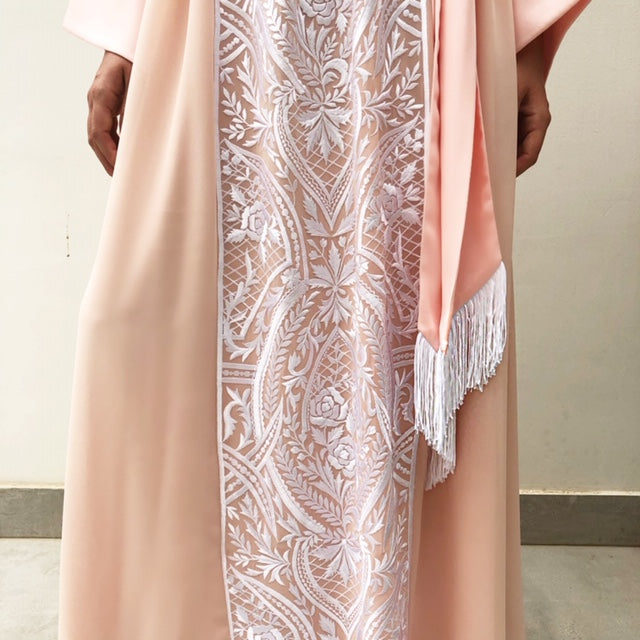 RAM19 BLUSH ALIYA KAFTAN DRESS